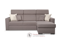 KASANDRA LUX, sedací souprava, látka Tatum 273 světle hnědá