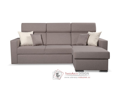 KASANDRA LUX, sedací souprava, látka Tatum 273 světle hnědá