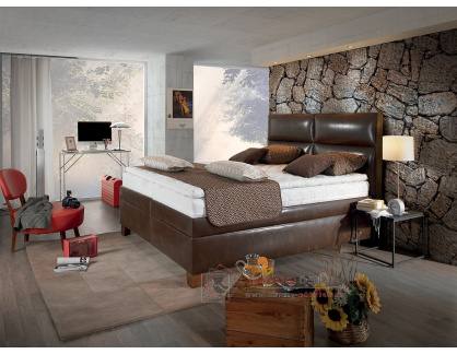 LUIGI, čalouněná postel - boxspring 160x200cm, výběr provedení