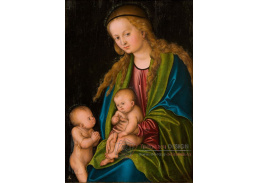 A-4906 Lucas Cranach - Madonna s dítětem a svatý Jan Křtitel