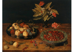A-5142 Jacob van Hulsdonck - Maliny v misce s dalším ovocem