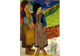 VPG 41 Paul Gauguin - Bretaňské děvčátka při moři