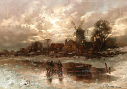 DDSO-1555 Desire Thomassin - Zimní krajina ve večerním světle