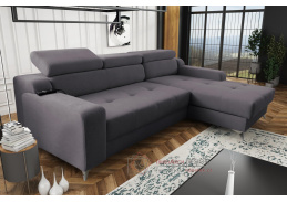 DARINA PREMIUM, sedací souprava - pravá, látka Massimo 413 tmavě šedá