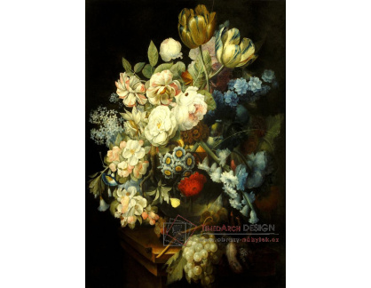 A-1459 Joris-Frederik Ziesel - Květiny ve váze a hrozen