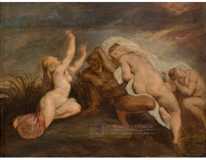A-7134 Peter Paul Rubens - Nymfy a bůh řeky
