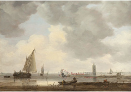 D-5914 Jan van Goyen - Strážní věže v ústí řeky