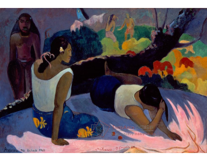 A-107 Paul Gauguin - Odpočívající tahitské ženy
