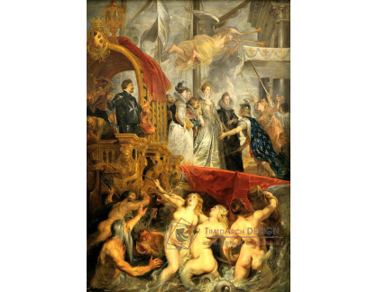 VRU28 Peter Paul Rubens - Příjezd Marie de Medici v přístavu Marseille