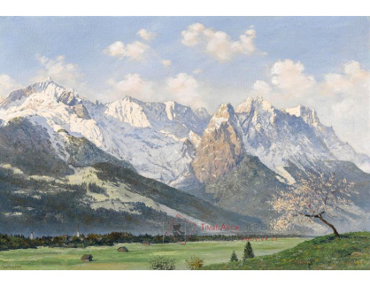 SO XIII-458 Walter Thamm - Kvetoucí ovocné stromy ve Wettersteingebirge