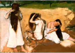 A-210 Edgar Degas - Ženy česající si vlasy