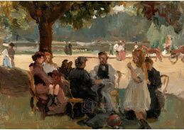 A-710 Isaac Israëls - V Bois de Boulogne poblíž Paříže