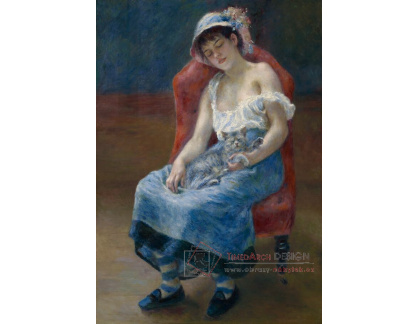 A-7923 Pierre-Auguste Renoir - Spící dívka