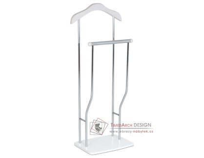 84444 WT, němý sluha, chrom / bílá