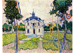 VR2-83 Vincent van Gogh - Radnice v Auvers dne 14 července 1890