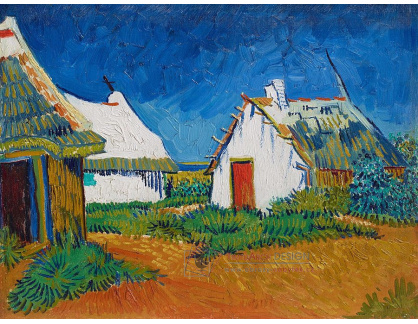 VR2-114 Vincent van Gogh - Tři bílé chatky v Saintes-Maries