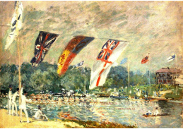 VANG7 Alfred Sisley - Regata v Molesey