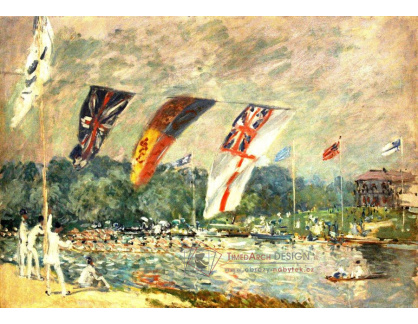 VANG7 Alfred Sisley - Regata v Molesey