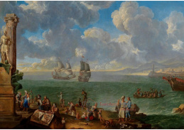 DDSO-1788 Neznámý autor - Orientální obchodníci v přístavu Livorno