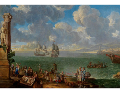 DDSO-1788 Neznámý autor - Orientální obchodníci v přístavu Livorno