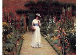SO V-201 Edmund Blair Leighton - Žena v zahradě