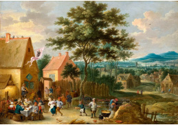 A-565 Abraham Teniers - Krajina s vesnickou slavností