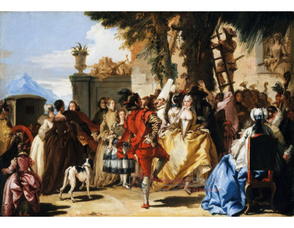 D-7242 Giovanni Domenico Tiepolo - Tanec na venkově