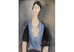 D-7740 Amedeo Modigliani - Mladá žena v modrém