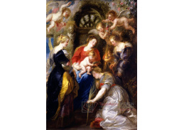 VRU218 Peter Paul Rubens - Korunování svaté Kateřiny