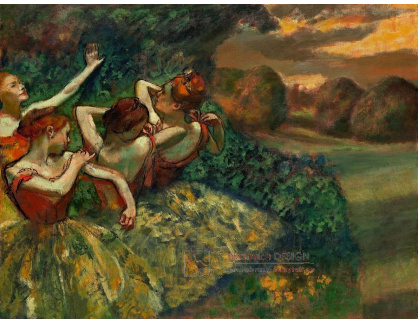 VR6-82 Edgar Degas - Čtyři tanečnice
