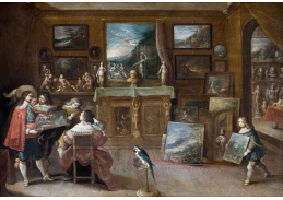 SO III-33 Frans Francken - Návštěva obchodníka s uměním