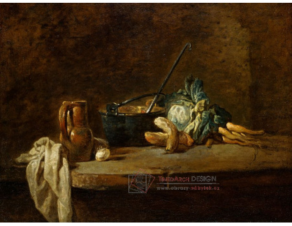 SO XI-167 Jean Simeon Chardin - Zelenina na polévku