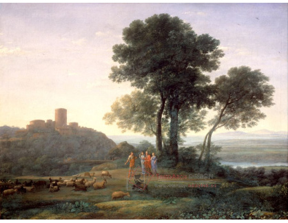 SO XI-227 Claude Lorrain - Jacob s Labana a jeho dcerami