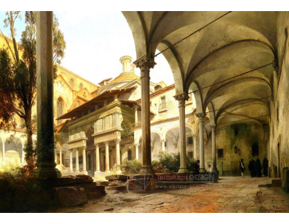 SO XIII-99 Carl Georg Anton Graeb - Kaple v kostele Santa Croce ve Florencii