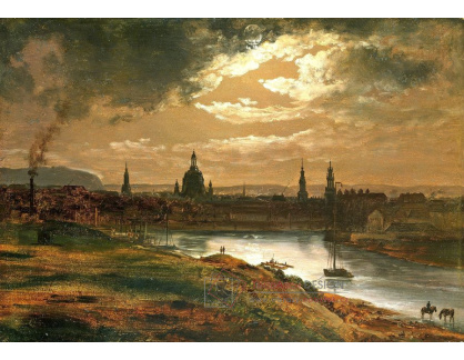 SO XIV-350 Johan Christian Dahl - Drážďany v měsíčním svitu