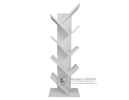 SHINY, regál, bílá