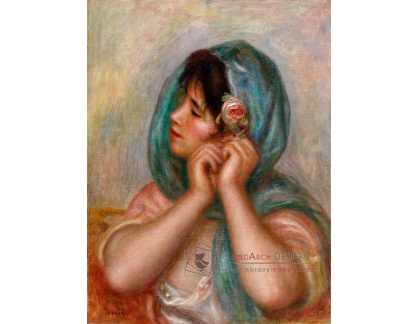 A-2668 Pierre-Auguste Renoir - Mladá žena s náušnicí