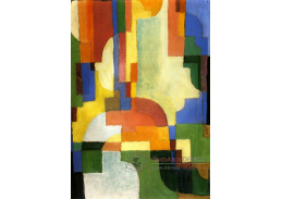 A-6107 August Macke - Barevné tvary