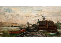A-7183 Charles Francois Daubigny - Čluny na řece