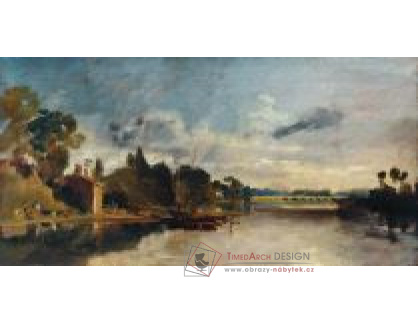 D-6271 Joseph Mallord William Turner - Temže poblíž Walton Bridges