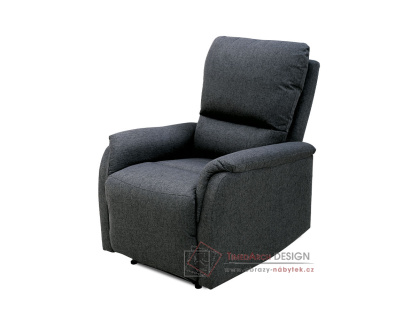 TV-5060 GREY2, polohovací televizní křeslo, látka šedá