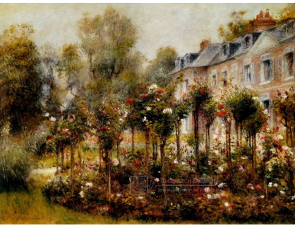 VR14-250 Pierre-Auguste Renoir - Růžová zahrada ve Wargemontu