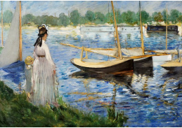 VEM 15 Édouard Manet - Čluny na Seine v Argenteuil