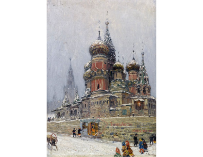 VR-526 Nikolaj Dubovskoj - Katedrála Basil v zimě