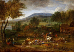 DDSO-1839 Pieter Bout a Adriaen Frans Boudewijns - Krajina s rolníky