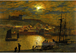 KO IV-194 John Atkinson Grimshaw - Město Whitby ve Skotsku v měsíčním světle