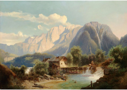 KO IV-251 Josef Thoma - Pohled na Dachstein