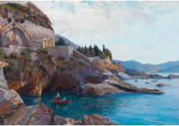 A-4429 Richard Eschke - Pohled na jeskyni Serra Grotto