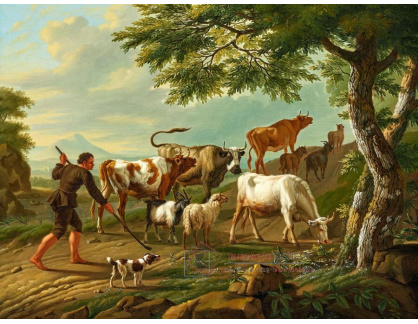 A-8694 Jan van Gool - Pastevec se svým dobytkem