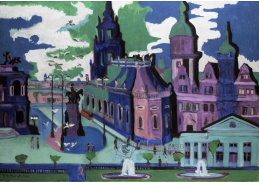 D-7158 Ernst Ludwig Kirchner - Pohled na Drážďany